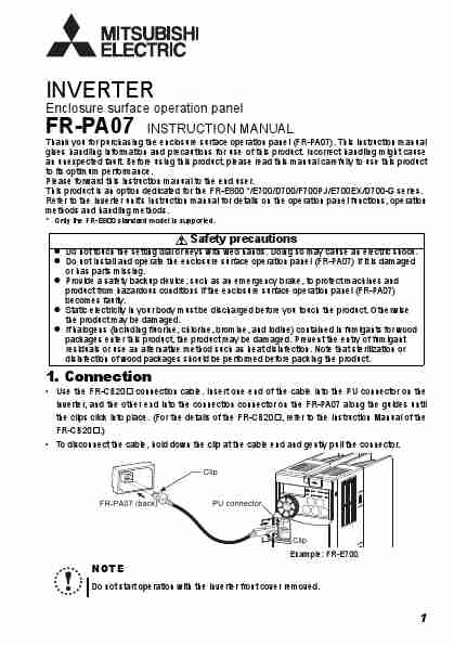 MITSUBISHI ELECTRIC FR-PA07-page_pdf